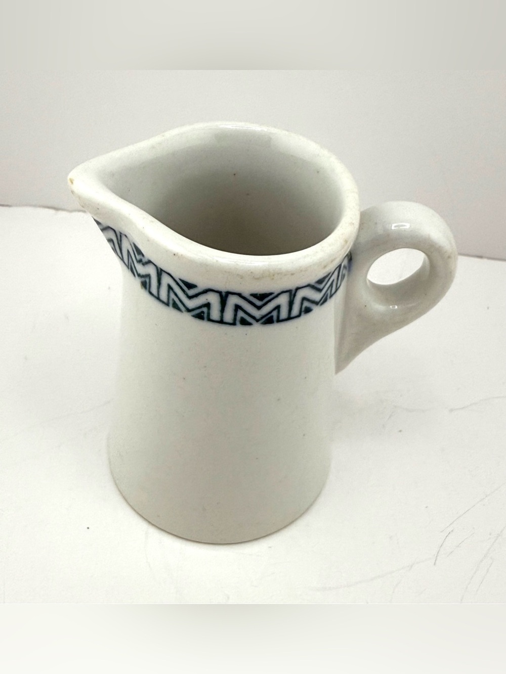 Vintage white ironstone restaurant ware creamer
